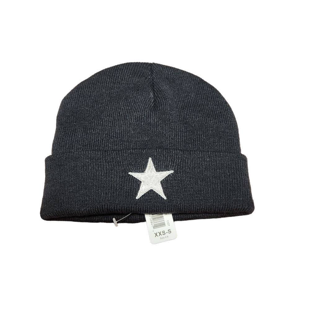 New Kidpik Kids Beanie Hat Navy Star Size XXS to Small  NWT